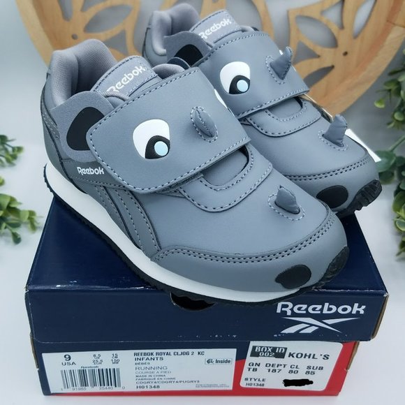 Reebok Other - Rhinoceros Rhino Easy Slip-on Reebok Rhino Royal Classic Jogger 2, Boys 9 New